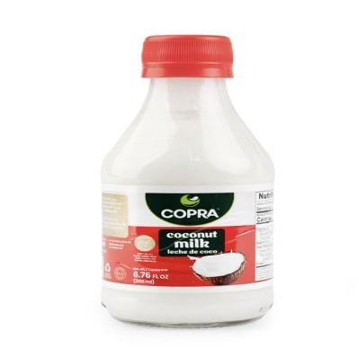 Copra Coconut Milk 6.76 fl oz | Pack of 4 + Brazil in Texas Branded Bracelet | Leite de Coco | Bundle by Brazil in Texas