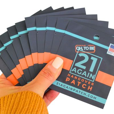 21 AGAIN Recovery Patch - Waterproof - 100% Made in The USA - 10 Pack