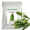 Freeze Dried Okra Crispy, Natural Healthy Snack, No Color Added, No Sugar Added, 250g view 1