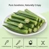 Freeze Dried Okra Crispy, Natural Healthy Snack, No Color Added, No Sugar Added, 250g view 3