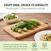 Freeze Dried Okra Crispy, Natural Healthy Snack, No Color Added, No Sugar Added, 250g view 4