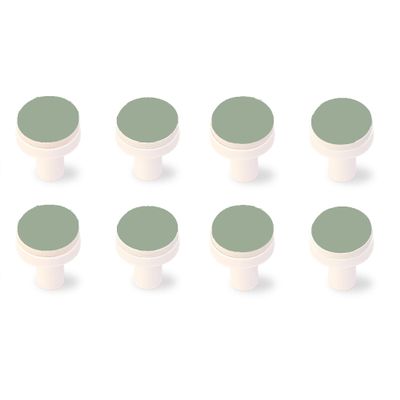 Fansidi Official Color-Matched Replacement Pads for Baby Nail Trimmer, Blister-Packed 8-Pack, 12+ Months & Toddlers, Forest Green, Compatible with Fansidi & Most Standard Electric Baby Nail Files