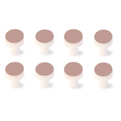 Fansidi Official Color-Matched Replacement Pads for Baby Nail Trimmer, Blister-Packed 8-Pack, Suitable for 0-3 Months, Blush Pink, Compatible with Fansidi & Most Standard Electric Baby Nail Files