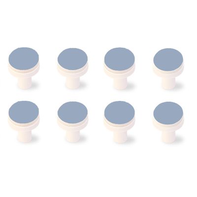 Fansidi Official Color-Matched Replacement Pads for Baby Nail Trimmer, Blister-Packed 8-Pack, Suitable for 3-6 Months, Dreamy Blue, Compatible with Fansidi & Most Standard Electric Baby Nail Files
