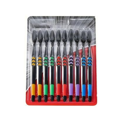 HYUEEWX 20 Adult Soft-Bristle Toothbrushes Bristles for Deep Cleaning and Carbonated Tooth Care