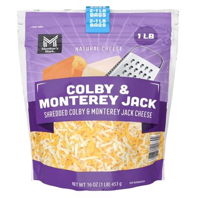 Colby and Monterey Jack Shredded Cheese 16 oz., 2 pk.