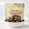 Dark Chocolate Covered Almonds: Crunchy Almonds With Real Cacao Butter, Gluten Free Snack, Antioxidant-Rich Sweet Mother or Father's Day Candy Treat & Gift, 5oz Nice Bag view 1