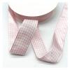 10yards 10mm 15mm 19mm 25mm Light Pink Lattice Plaid Ribbons Bow Ribbon Wrapping Christmas DIY Handmade Craft(19mm(10yards)) view 2