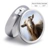 Round Animal Goat Pill Organizer Pill Box 3 Compartment Portable Travel Medicine Case Daily Mini Compact Medicine Container Storage Vitamin Supplement Dispenser view 2
