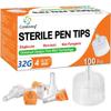 Pen Tips 32G x 4mm, Universal Fit, 100/bx, Sterile, Comfortable view 1