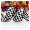 10 Yards 1" 25MM/1.5'' 38MM Cotton Linen Lattice Printed Grosgrain Ribbons for Hair Bows DIY Handmade Materials(Color5,25MM) view 3