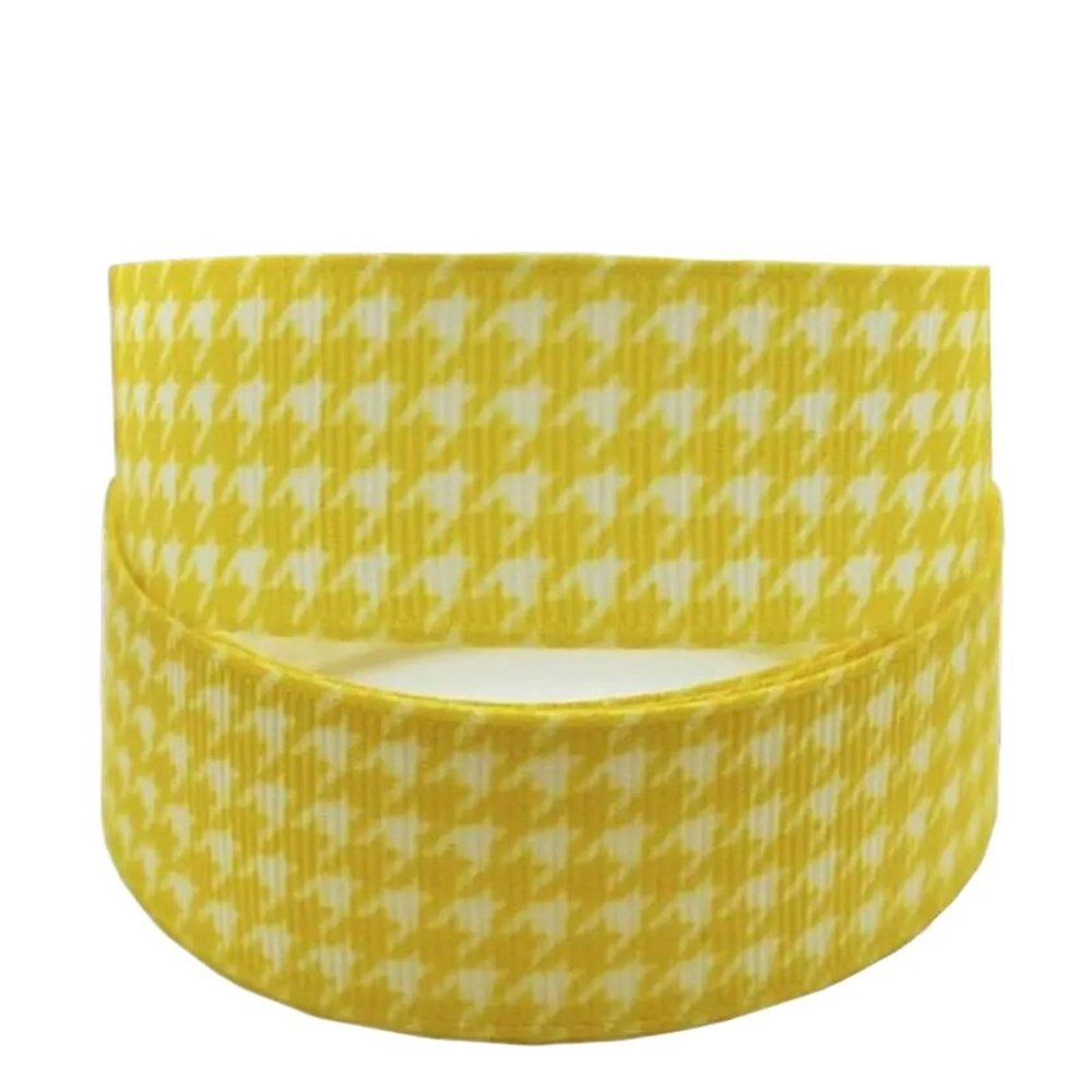 10 Yards 25MM Plaid DIY Packaging Headwear Handmade Materials Sewing Fabric Grosgrain Wrap Accessories(Color 02)
