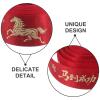 IMIKEYA Red Craft Ribbon: Decorative Year of The Horse Wrapping Supplies - Floral Arrangement & Wreath Bow Material - Chinese Zodiac Ribbons for Spring Festival view 3