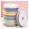 10mm Checkered Ribbons, Baked Cakes, Flower Ties, Woven, Bows, Clothing Accessories, Boxes, Cake Packaging(Style 7 Width 10mm,10 Yards) view 3