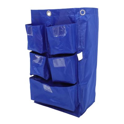 Replacement Janitorial Cart Bag Clean Car Bag Trash for Cleaning Cart Shopping Janitorial Trolley Supply Oxford Cloth Collecting Pouch