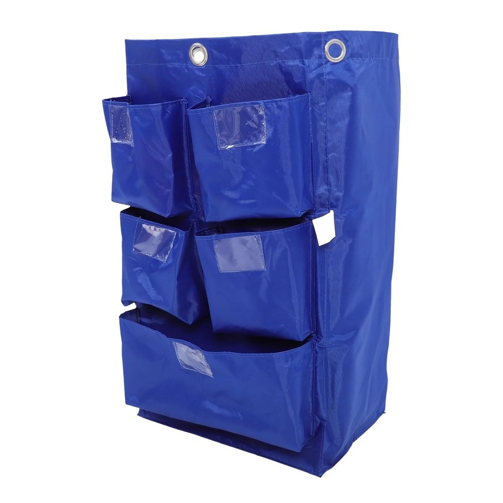 Replacement Janitorial Cart Bag Clean Car Bag Trash for Cleaning Cart Shopping Janitorial Trolley Supply Oxford Cloth Collecting Pouch