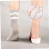 Didiseaon Invisible Heightening Insoles 3.5Cm Translucent Silicone Heel Pads Unisex Inner Height Increase Feet Cushions for Men and Women view 3