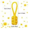 10 Pcs Zipper Pulls Nylon Rope Braided Zipper Extension Pendants Zippers Pull Tab Replacement for Backpack, Jackets(Orange) view 3