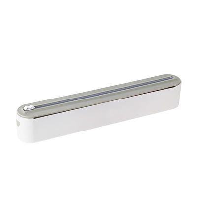 Home kitchen plastic wrap cutter - Magnetic type, adjustable, suitable for baking paper and cling film cutting (Grey)