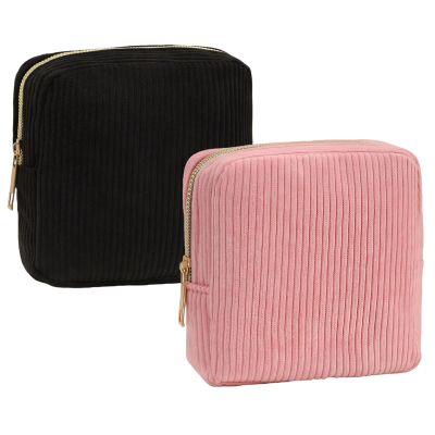 2PCS Period Bag for Women Girls, Sanitary Pad Storage Bag, Menstrual Pouch for Pads, Tampons, Menstrual Cups & Panty Liners, Perfect for Travel and Daily Use