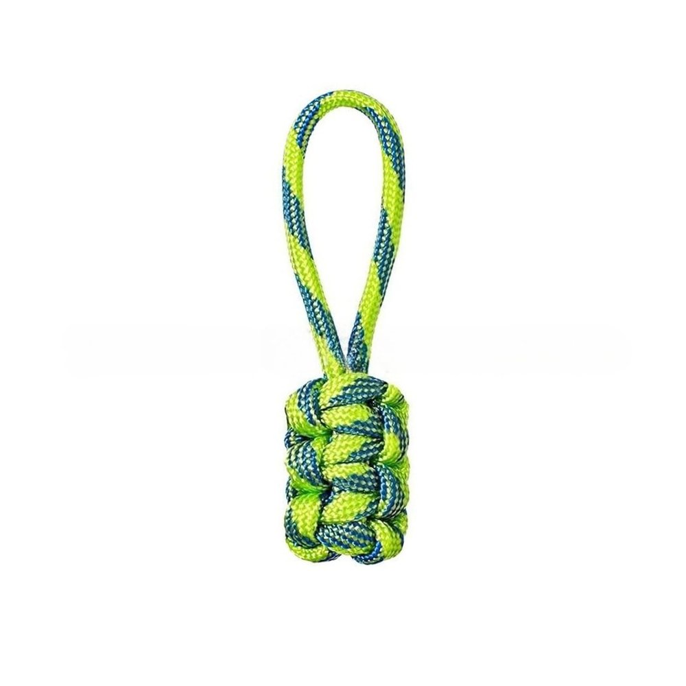 10 Pcs Zipper Pulls Nylon Rope Braided Zipper Extension Pendants Zippers Pull Tab Replacement for Backpack, Jackets(Fluorescent Green)