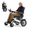 Foldabele Electric Wheelchair for Adults, Lightweight Power Wheelchairs, Portable All Terrain Motorized Wheelchair for Seniors, 500W Motors, Support 330 lbs