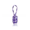 10 Pcs Zipper Pulls Nylon Rope Braided Zipper Extension Pendants Zippers Pull Tab Replacement for Backpack, Jackets(Purple-White) view 1