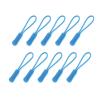 10 Pcs Replacement Zipper Pulls Nylon Repair Kit Slider Pull Tab for Dress Clothes Luggage Suitcase Handbags(Black) view 3
