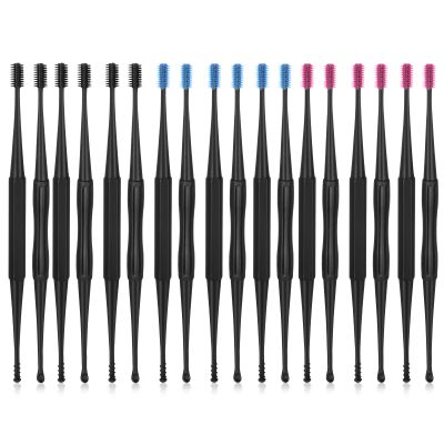 18 Pcs Q-Grips Ear Wax Removal-Spiral Ear Wax Removal Tool, Reusable Earwax Removal Kit Safe Ears Cleaner, Ears Picker Flexible Double Sided Head Earwax Removals Kits for Olders Kids Adult