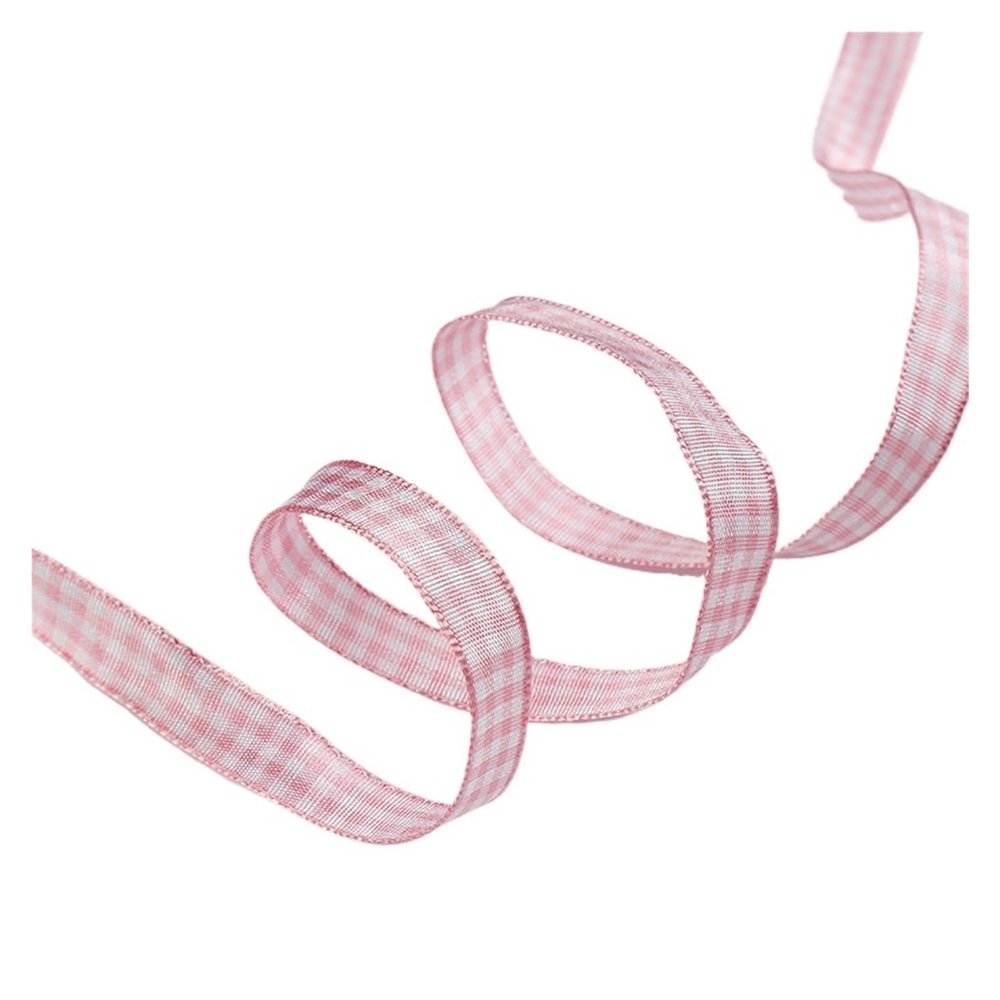 10mm Checkered Ribbons, Baked Cakes, Flower Ties, Woven, Bows, Clothing Accessories, Boxes, Cake Packaging(Style 2 Width 10mm,10 Yards)