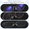 15 Pcs Eyeglasses Nose Pads, U Shaped Glasses Bridge Strap Pads Screw-in Soft Silicone Nose Pad for Glasses Sunglasses Eyewear 3 Sizes Includes Screws and Screwdriver view 4