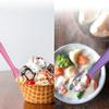 200 Pcs Mini Disposable Plastic Spoons Small Colorful Tasting Spoons Tiny Ice Cream Spoon Wedding Party Appetizer Spoons Sample Dessert Taster Spoons for Yogurt Pudding view 3