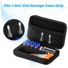 Acellegic Peptide Case 8 x 3ml + Bac & Case Holds Vials Water Bac Peptide Glp1, 3ml Vial Storage, Fridge Freezer Travel, with Mesh Pocket (Only Box) view 3