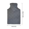 1.2L Grey Hot Water Bottle with Cover Leak Proof Thick Rubber Bed Warmer for Feet Back 4-6 Hour Heat Retention view 2