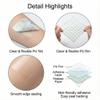 100 Pack Waterproof Transparent Shower Patch Bandage Cover, Stretch Clear Adhesive Film Dressing, Flexible Protective Tape for Skin, Wound & Tattoo Aftercare view 3