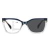 HOOBAY Photochromic Progressive Multifocus Reading Glasses Women,Progressive Readers No Line Quick-Transition Sunglasses (Gradient Blue, 1, x) view 1