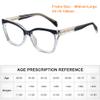HOOBAY Photochromic Progressive Multifocus Reading Glasses Women,Progressive Readers No Line Quick-Transition Sunglasses (Gradient Blue, 1, x) view 4