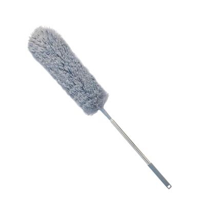 Abaodam Microfiber Retractable Duster 2.5M Long Stainless Steel Handle Dust Sweeper for Car Furniture Household Cleaning Tool