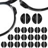 20 Pairs Eyeglass Nose Pads Anti Slip, 3.5 mm Adhesive Eye Glasses Nose Pad Non Slip Silicone Noses Pad for Eyeglass Anti-Slip Noses Pads, Silicone GlassesNose Grips for Plastic Frames Reading, Black view 1