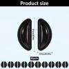 20 Pairs Eyeglass Nose Pads Anti Slip, 3.5 mm Adhesive Eye Glasses Nose Pad Non Slip Silicone Noses Pad for Eyeglass Anti-Slip Noses Pads, Silicone GlassesNose Grips for Plastic Frames Reading, Black view 2