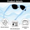 20 Pairs Eyeglass Nose Pads Anti Slip, 3.5 mm Adhesive Eye Glasses Nose Pad Non Slip Silicone Noses Pad for Eyeglass Anti-Slip Noses Pads, Silicone GlassesNose Grips for Plastic Frames Reading, Black view 3