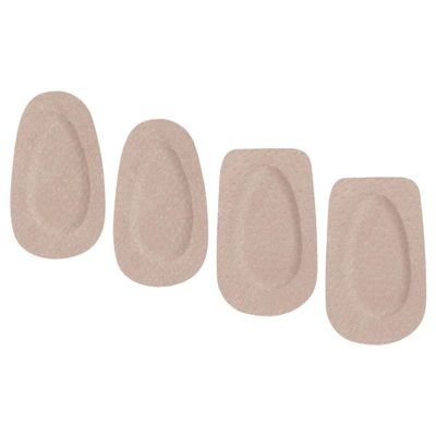 TEHAUX 2 Pairs Leather Heel Cushions and Shoe Heel Pads Self-Adhesive Comfortable Shock Absorbing Inserts for Sandals for Men and Women