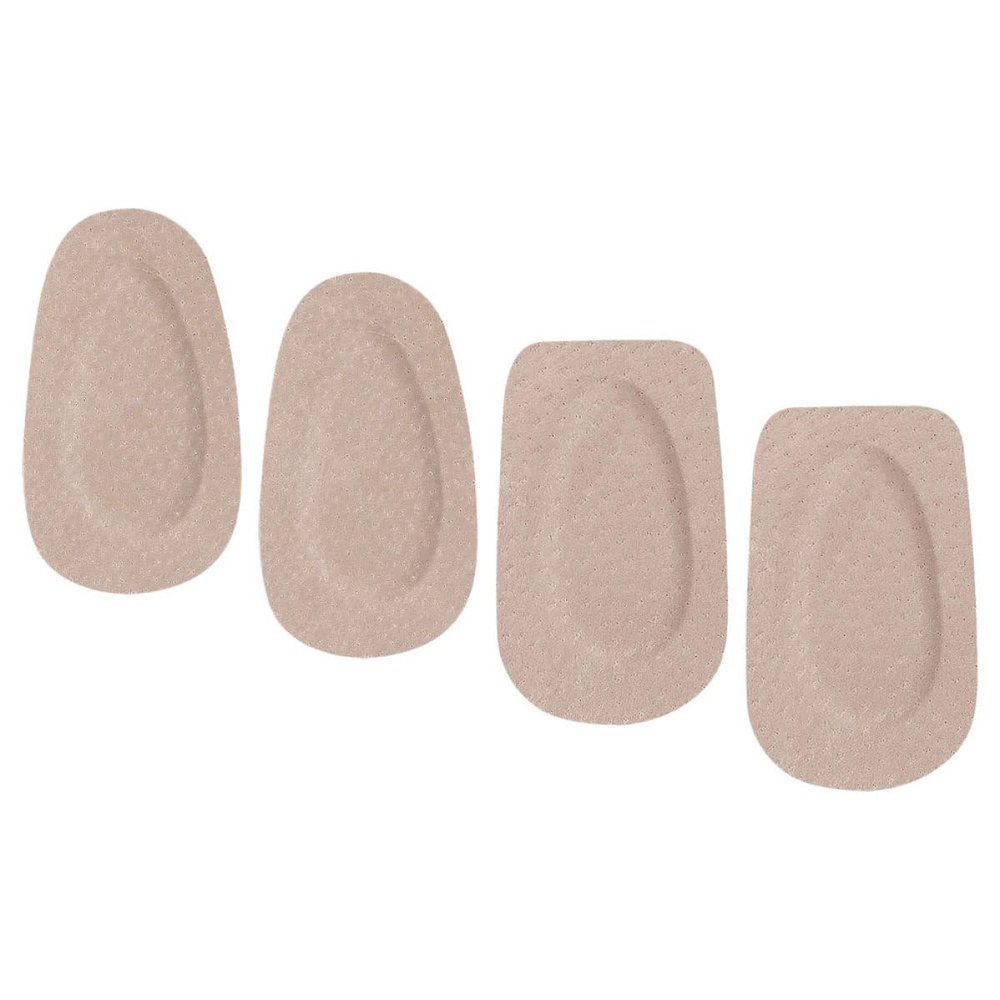 TEHAUX 2 Pairs Leather Heel Cushions and Shoe Heel Pads Self-Adhesive Comfortable Shock Absorbing Inserts for Sandals for Men and Women
