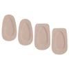 TEHAUX 2 Pairs Leather Heel Cushions and Shoe Heel Pads Self-Adhesive Comfortable Shock Absorbing Inserts for Sandals for Men and Women view 1