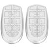 Holibanna Gel Heel Cushion Pads for Women High Heels 1 Pair Anti-Slip Self-Adhesive Shoe Inserts and Shock Absorption Comfortable Foot Care for Pumps and Dress Shoes view 1