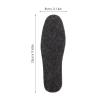 DONFAMDS Felt Warm Insoles for Women and Men 5 Pairs Pack Breathable Anti-Odor Wool Felt Shoe Inserts Winter Warm Foot Sole Cushions for Boots and Casual Shoes view 3