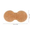 Abaodam Cork Massage Peanut Ball 8X16Cm Non-Slip Muscle Roller for Deep Tissue Massage and Back Therapy for Neck Spine and Yoga view 2