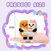 EQIUAG Mini Funny Handmade Crochet Sushi, Positive Emotional Support Sushi Gifts for Women Men Coworker view 2