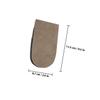 LOEFLIFA Invisible Height Increase Shoe Insoles 1 Pair Brown M Size Half Lift Cushions Sports Heel Pads Shock Absorbing Unisex Heel Inserts for Foot Comfort and Height Boost view 2