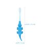 Anneome 8Pcs Toothbrush Set with Gentle Soft Bristles for Ages 3-12, Cartoon Crocodile Design Manual Tooth Cleaning Tool for Daily Oral Care view 2